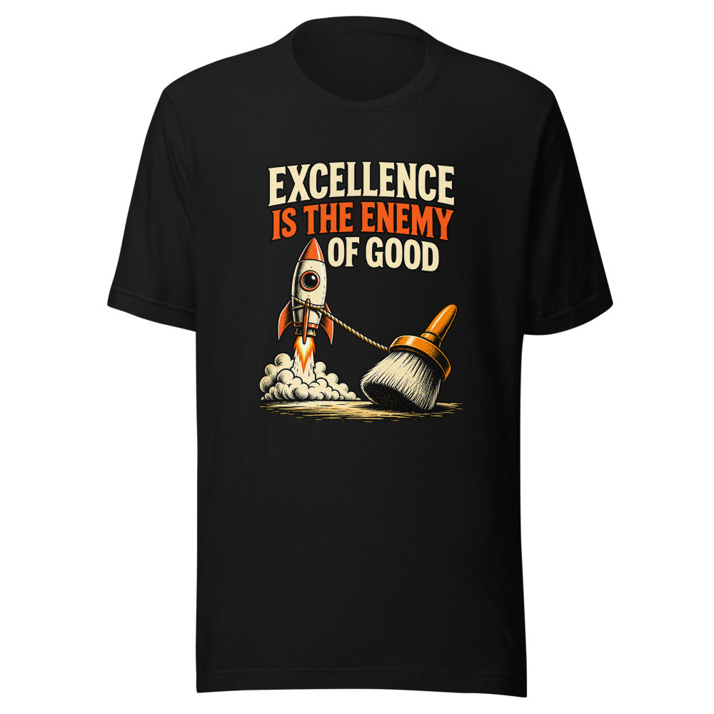 Skunkfly excellence rocket tee mockup